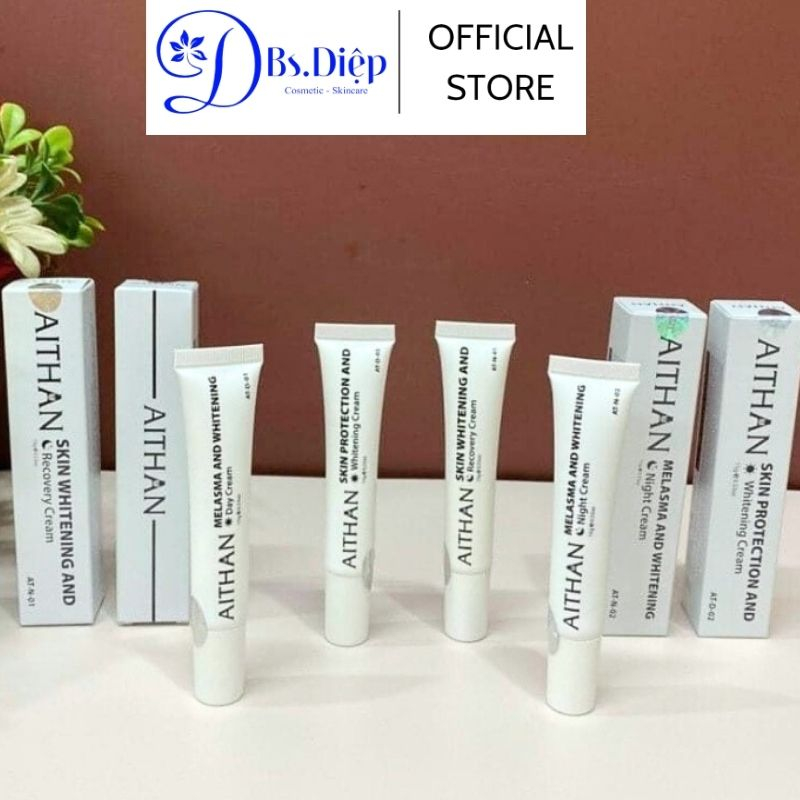 Bộ Nám Chuyên Sâu AiThan – Giải Pháp Ức Chế Nám Theo Phác Đồ Chuẩn Y Khoa Bộ 4 tuýp