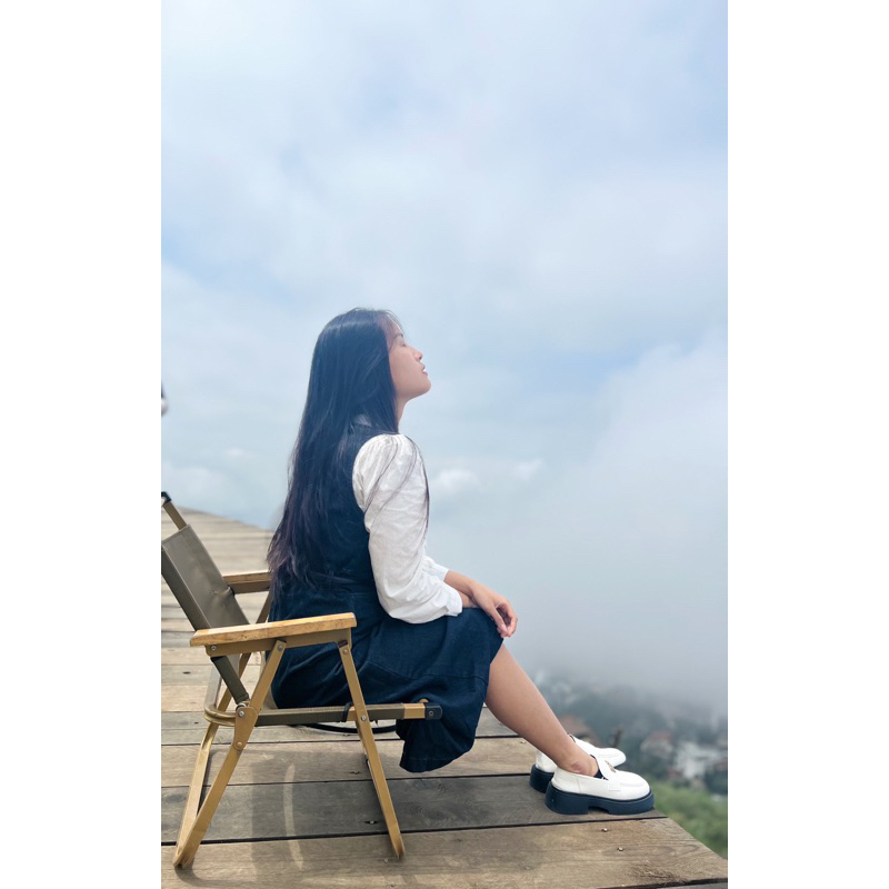 GIÀY LOLITA OXFORD MIU GIÀY LOAFER, GIÀY DÉP NỮ MOCA  đế cao