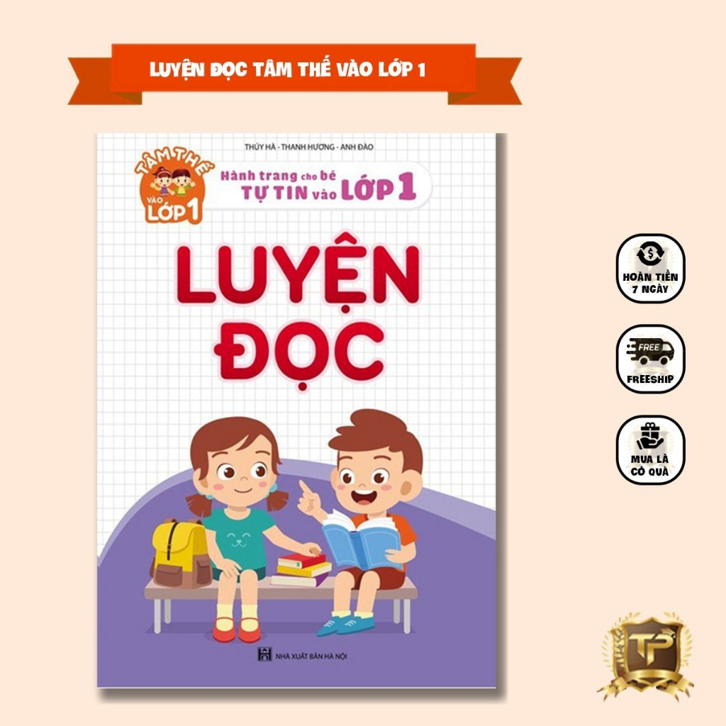 Sách - Luyện Đọc - Tâm Thế và Hành Trang cho bé tự tin vào lớp 1 (1 cuốn)