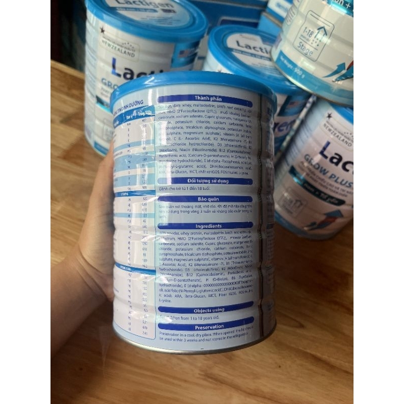 Lactigen phát triển chiều cao