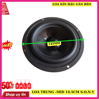 Loa trung 14cm sony thương hiệu nhật gân béo kín hậu cao cấp - giá 1 chiếc