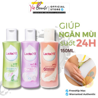 Dung dịch vệ sinh phụ nữ lactacyd odor fresh ngăn mùi 24h 150ml