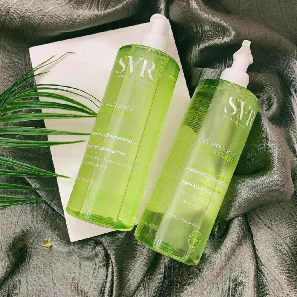 Sữa rửa mặt SVR Sebiaclear Gel Moussant làm sạch và loại bỏ tế bào chết SVR SEBIACLEAR Gel Moussant 400ml