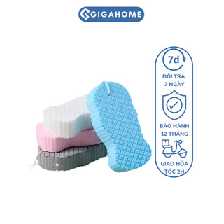 Mút Tắm Kì Ghét, Tẩy Tế Bào Chết Bọt Biển 3D Mềm Mại, Thoải Mái GIGAHOME 12364