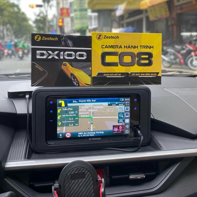Android box ô tô Zestech DX100 Vietmap S2 - Tặng camera hành trình