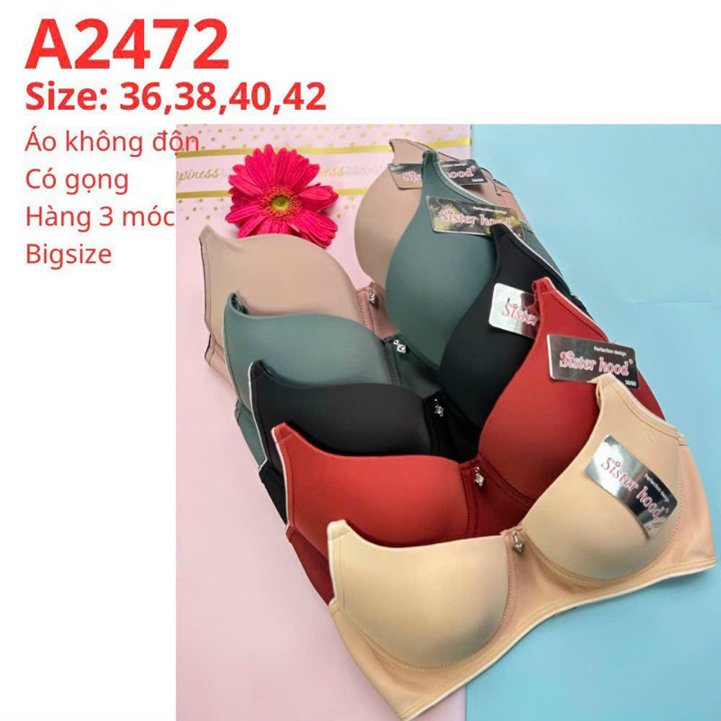 Áo lót áo ngực bigsize Thái Lan có gọng cup C trẻ trung