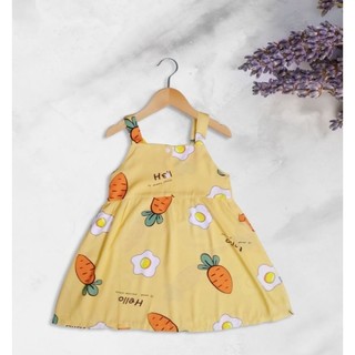 Đầm lanh lụa QC cho bé size lớn (15-25kg)