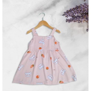 Đầm lanh lụa QC cho bé size lớn (15-25kg)