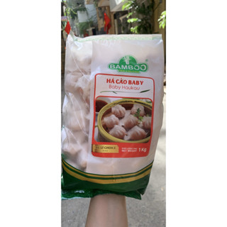 Há cảo baby bamboo nhân tôm thịt 1kg,500g, thả lẩu, hấp , hàng cao cấp