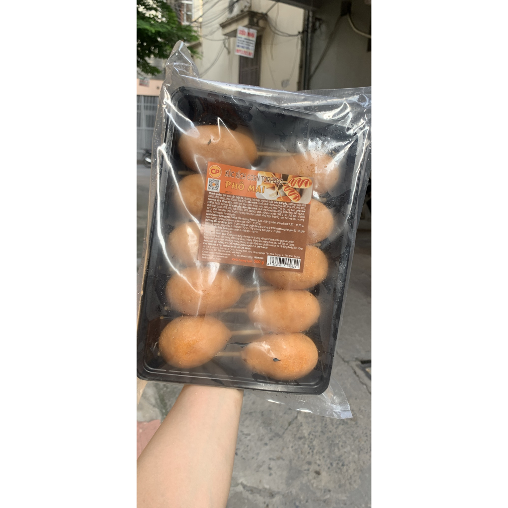 Xúc xích toperdo phô mai, xúc xích tươi CP, hotdog xúc xích phô mai CP, hàng chính hãng