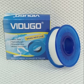 băng lụa y tế vidugo dùng dán gạc y tế lốc 6 cuộn