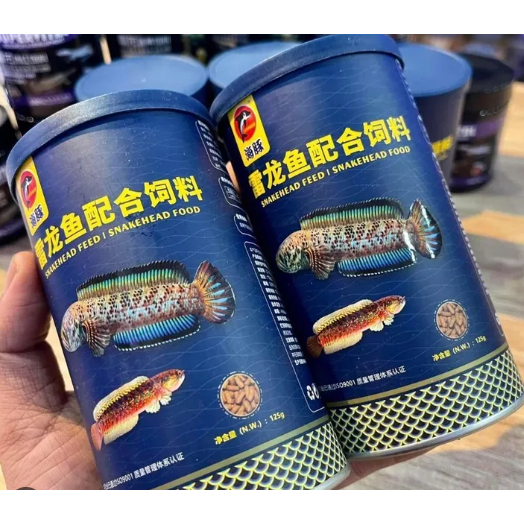 Thức Ăn Cá Lóc Giúp Lên Màu Cá, Tăng Màu Sắc, Bóng Vảy Porpoise -Cám Cá LÓC CẢNH cao cấp 125g