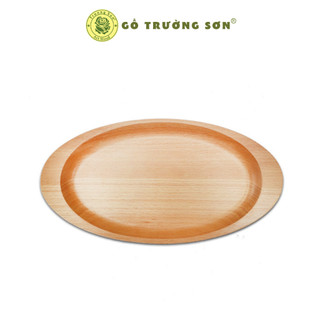 Khay Dĩa Gỗ Hình Oval Kích Thước 30Cm TL75 - Đồ Gỗ Nhà Bếp Thương Hiệu Trường Sơn
