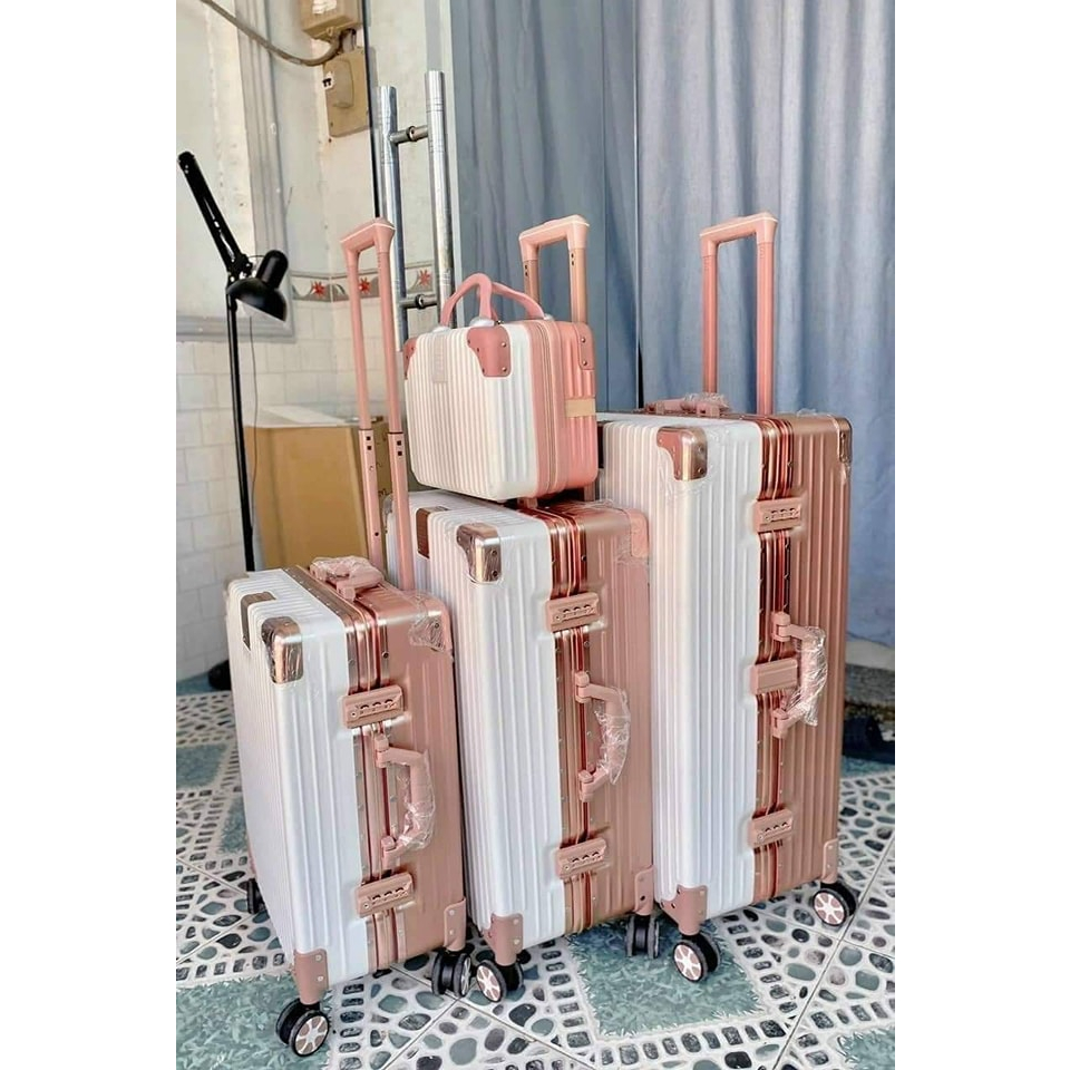 vali khung nhôm #khóa sập xài theo mật khẩu khóa số chống trộm{BẢO HÀNH 5 NĂM} CHỨC NĂNG CHỐNG BỂ VỞ CHỐNG TRẦY XƯỚC TỐT