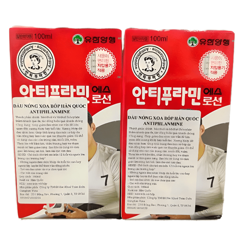Dầu Nóng Xoa Bóp Hàn Quốc Antiphlamine