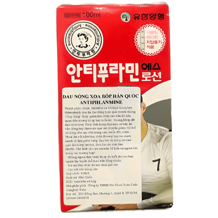 Dầu Nóng Xoa Bóp Hàn Quốc Antiphlamine