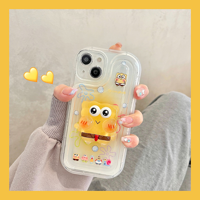 Ốp Lưng Điện Thoại Silicon Trong Họa Tiết Hoạt Hình Dễ Thương Cho IPhone 7Plus 8Plus Xs Xsmax 11 12 13 14 Pro Max Promax