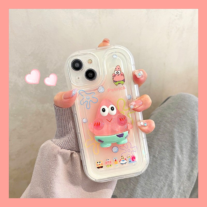 Ốp Lưng Điện Thoại Silicon Trong Họa Tiết Hoạt Hình Dễ Thương Cho IPhone 7Plus 8Plus Xs Xsmax 11 12 13 14 Pro Max Promax