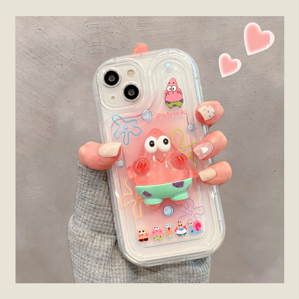 Ốp Lưng Điện Thoại Silicon Trong Họa Tiết Hoạt Hình Dễ Thương Cho IPhone 7Plus 8Plus Xs Xsmax 11 12 13 14 Pro Max Promax