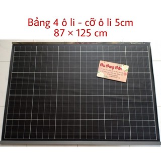 🎀 COMBO 6 TẤM Bảng 4 ô li - cỡ 5cm - 87×125cm - Ko nẹp