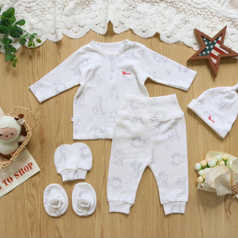 Combo sơ sinh Bunny Cotton xuất dư 😍
