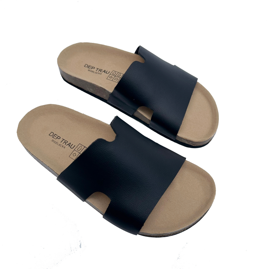 Dép nam đế trấu quai ngang BIRKEN kiểu dáng thời trang TR02