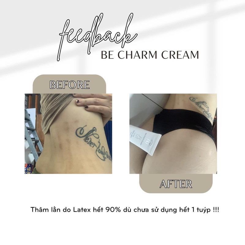 Kem giảm vết thâm mới, kem làm mờ vết thâm BeCharm, kem giảm thâm vòng 3, kem giảm thâm mông mới