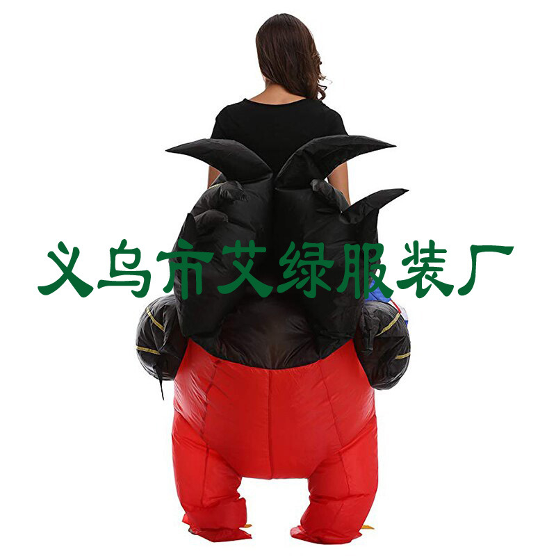 Bộ đồ hóa trang Rooster chú gà trống  bơm hơi vui nhộn cho Halloween Giáng Sinh Noel đồ cosplay E1416