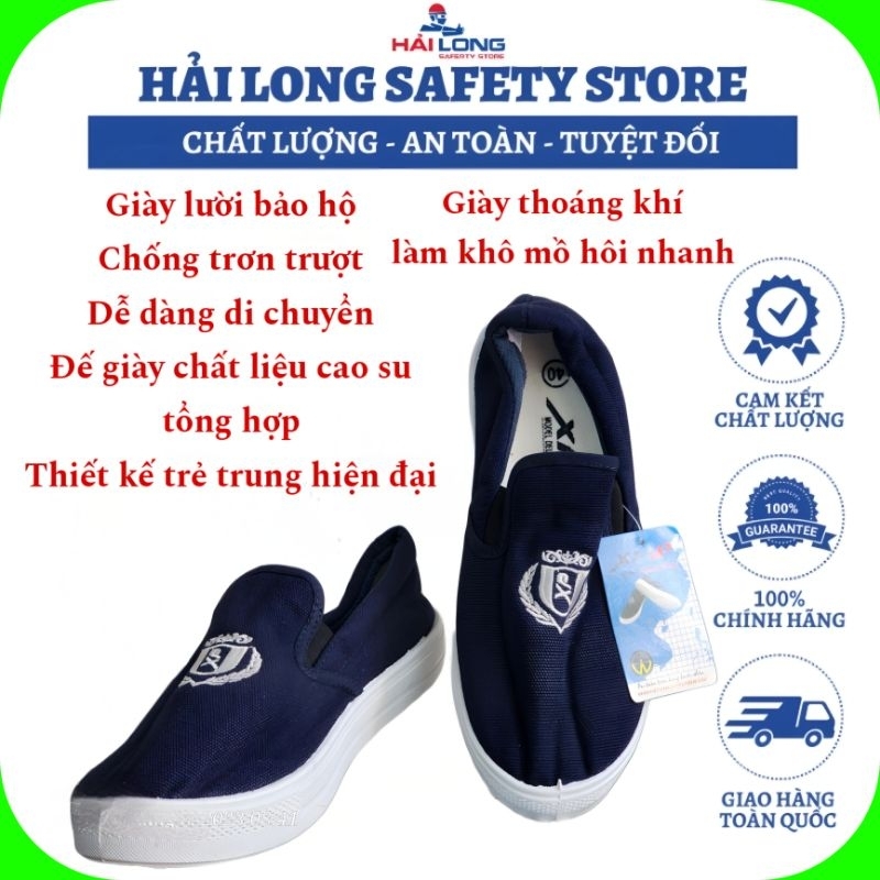 Giày Bảo Hộ Vải Lười XP Việt Nam Giày Vải Không Dây Giày Chạy Bộ Tập Thể Dục Dành cho cả Nam Cả Nữ