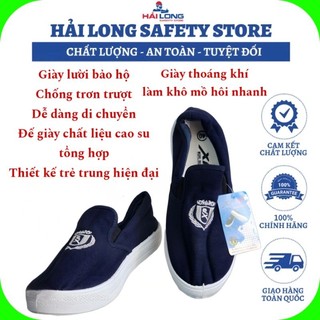 Giày bảo hộ vải lười xp việt nam giày vải không dây giày chạy bộ tập thể dục dành cho cả nam cả nữ