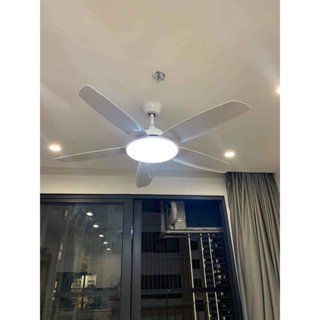 quạt trần 5 cánh động cơ DC tiết kiệm điện có điều khiển từ xa