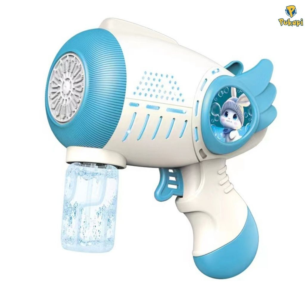 Súng Bắn Bong Bóng Ngựa Pony Thỏ Xanh Đồ Chơi Bắn Bóng Cho Bé Vận Động NGoài Trời PUKAPI