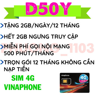 MIỄN PHÍ 1 NĂM – Sim 4g vinaphone gói cước Đỉnh 60 (60gb/tháng nghe gọi miễn phí) Có Video kèm test tốc độ