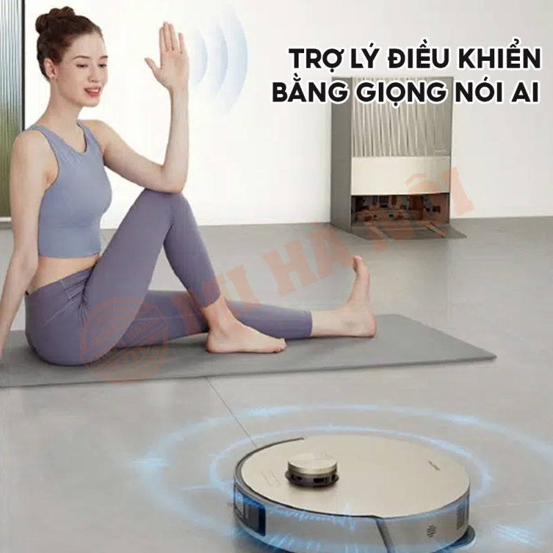 Robot hút bụi lau nhà Dreame Bot X10 – Trạm sạc 7+1 tự động giặt sấy giẻ, đổ rác