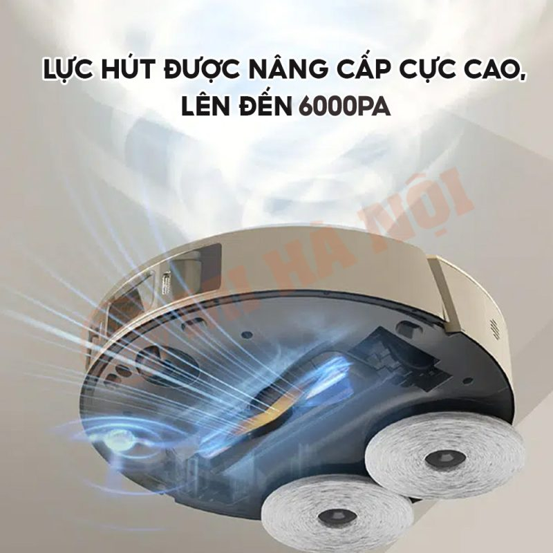 Robot hút bụi lau nhà Dreame Bot X10 – Trạm sạc 7+1 tự động giặt sấy giẻ, đổ rác