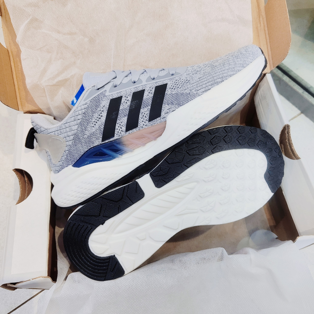 Giày thể thao nam chạy bộ A174 đế cao su đúc siêu êm, Giày nam tập thể dục vải mesh thoáng khí