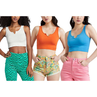 Áo thun ba lỗ dáng crop top Wfable xuất khẩu