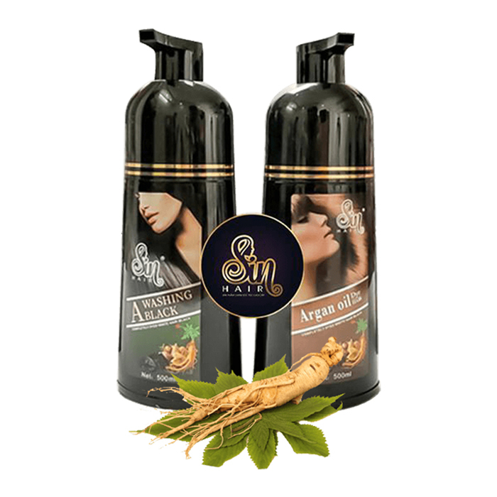 [Chính Hãng] Dầu Gội Phủ Bạc Sin Hair Nhân Sâm Nhật Bản Mẫu Mới 500ml