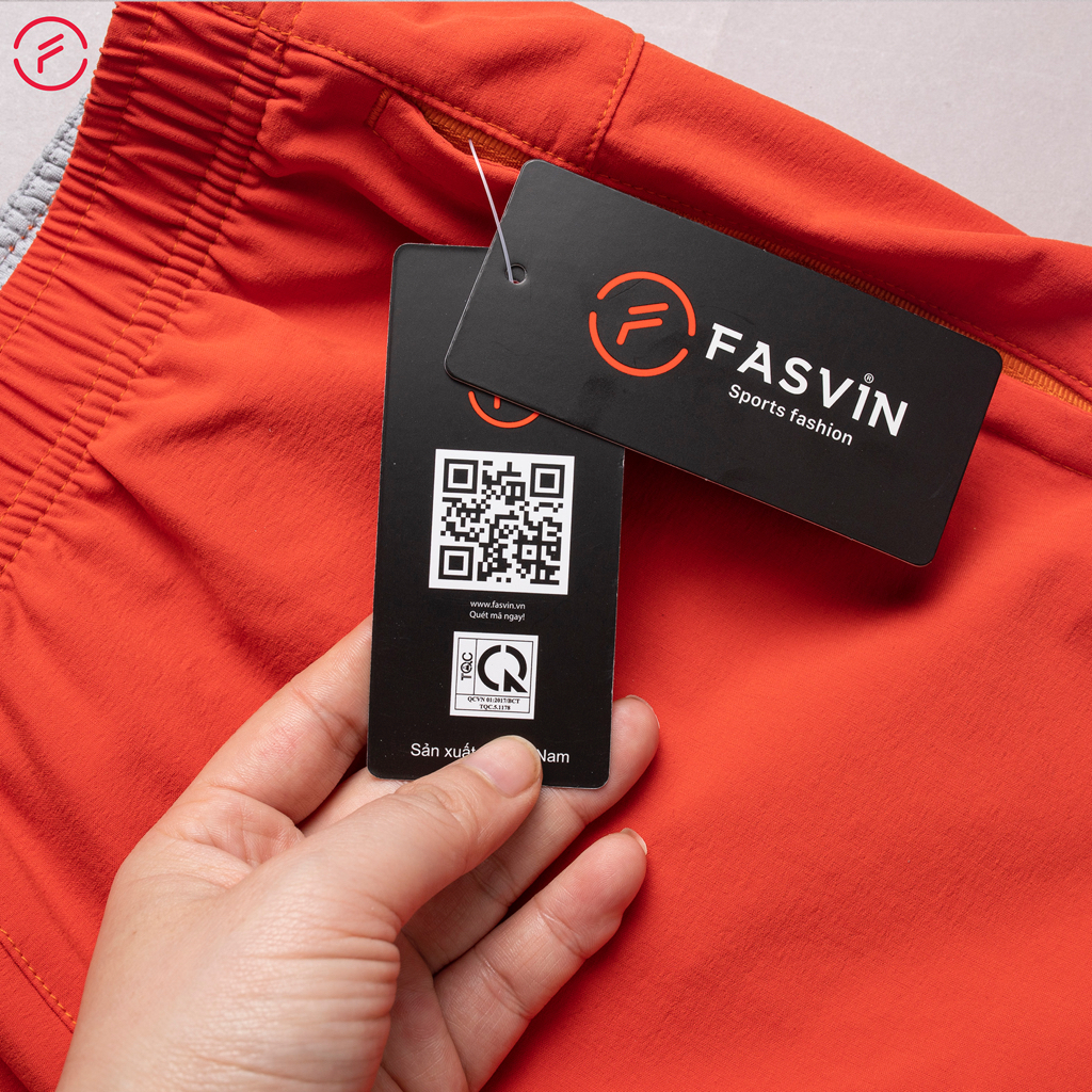 Quần đùi nam ngắn Fasvin vải dù gió nhẹ mát dùng thể thao chạy bộ hay mặc nhà R22498.SG