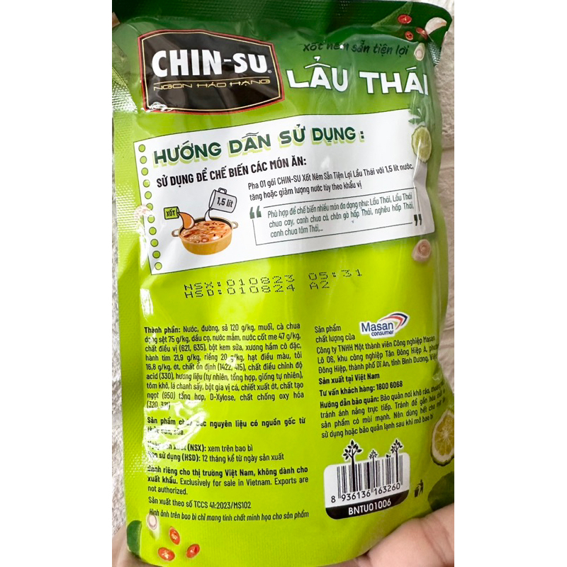 XỐT LẨU THÁI CHIN- SU  -180G