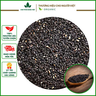 Hạt mè đen hữu cơ 1kg - chợ thảo dược việt
