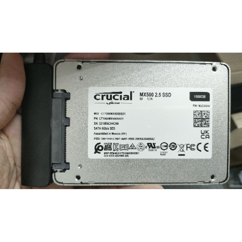 Ổ cứng SSD Crucial MX500 1TB 2.5 Inch