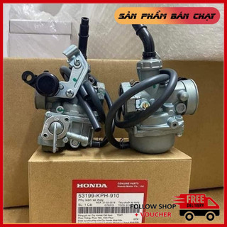 Bộ chế hoà khí xe Dream 2 đồng tiền - Bình xăng con xe máy Dream Thái - Dream Việt