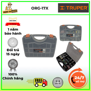 Hộp nhựa đựng đồ nghề,Thùng nhựa đựng đồ 17in Truper org-17x
