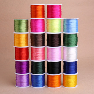 <60m> Chỉ chun co dãn xâu vòng phong thủy tặng kèm kim xâu