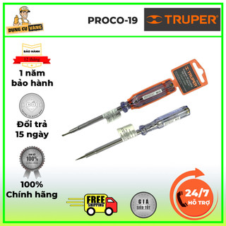 Bút thử điện,Bút thử điện 12v,Tua vít 178mm Truper PROCO-19