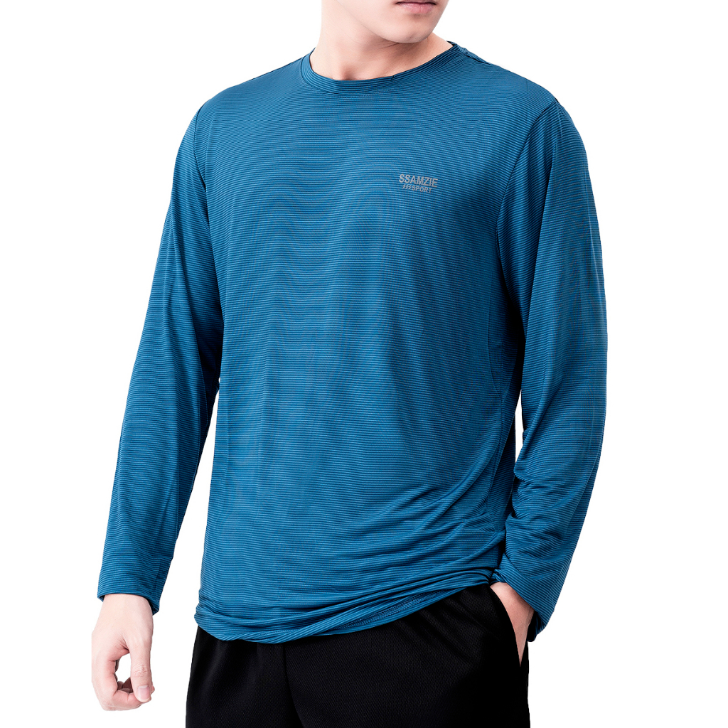 Áo thun nam dài tay, áo giữ nhiệt nam co dãn 4 chiều Korea Brand