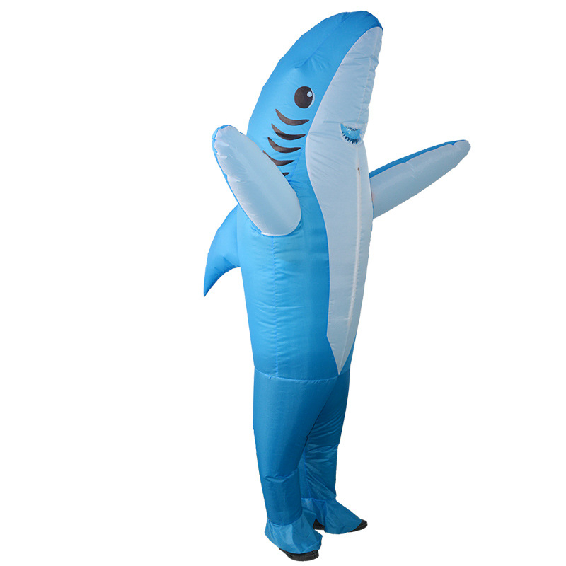 Bộ đồ hóa trang cá mập bơm hơi vui nhộn  cho Halloween Giáng Sinh đồ cosplay 1417