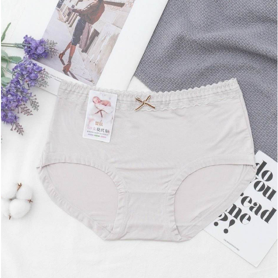 Quần Lót Nữ Cotton Trơn Cao Cấp Cạp Cao Mềm Mịn Kháng Khuẩn 133 NTH_00A11