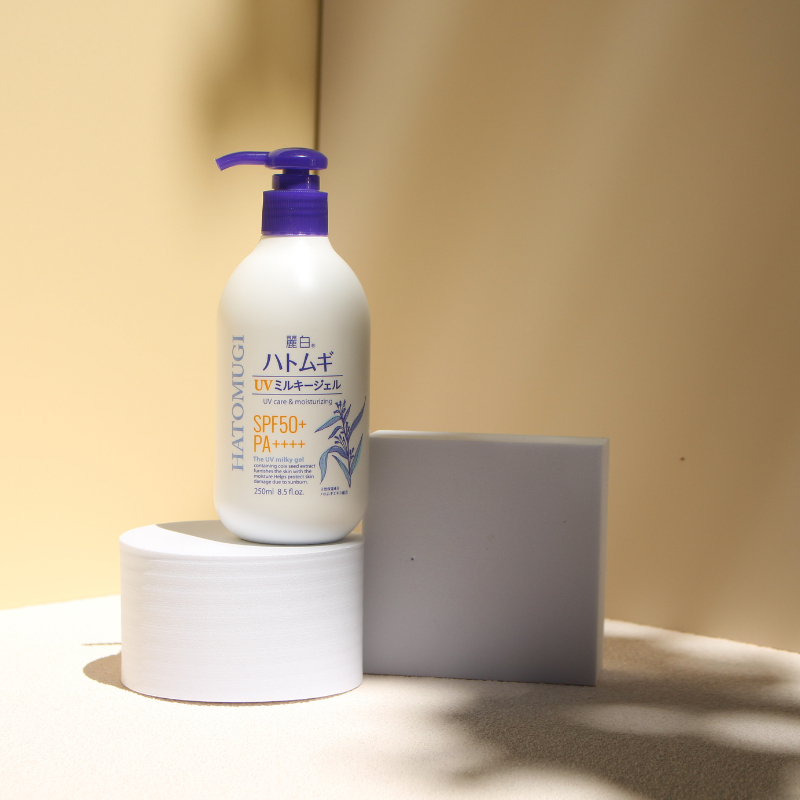 Sữa dưỡng thể chống nắng Hatomugi UV Milk Gel SPF31 PA+++ SPF50+